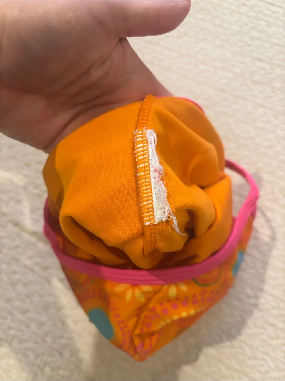 Set of 3 Girls' One-Piece Swimsuits size 7